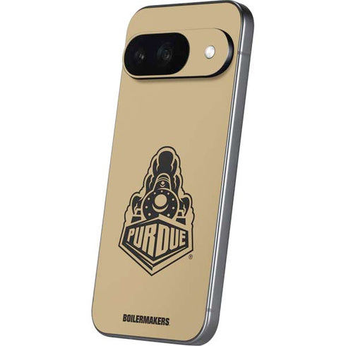 Purdue Gold Signature Logo Google Pixel 9 Skin